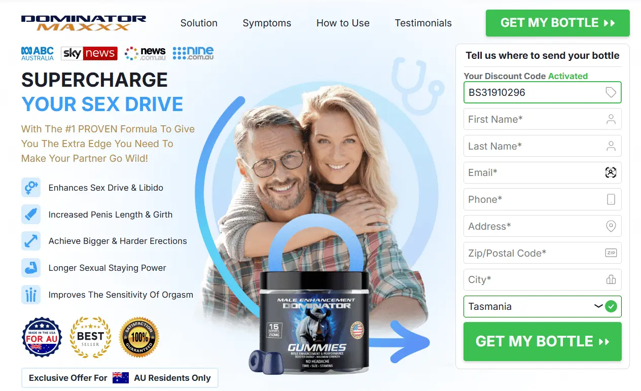 Dominator Gummies Order Page